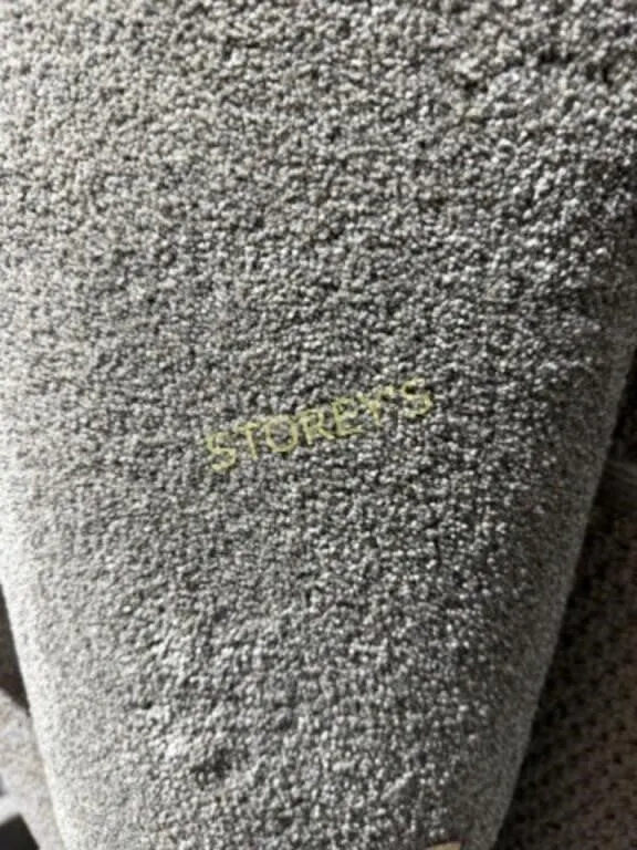 Grey Carpet Roll ~6'2" x 3'6"