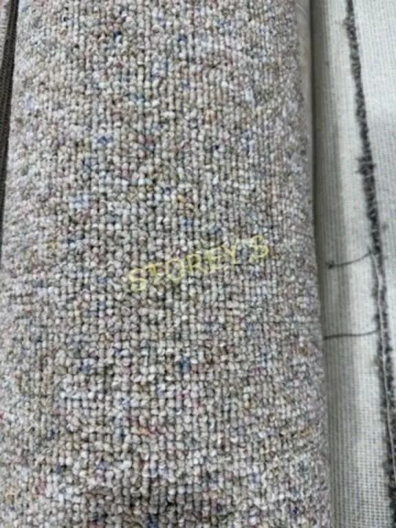 Butter Rum Comm. Berber Carpet ~21' x 12