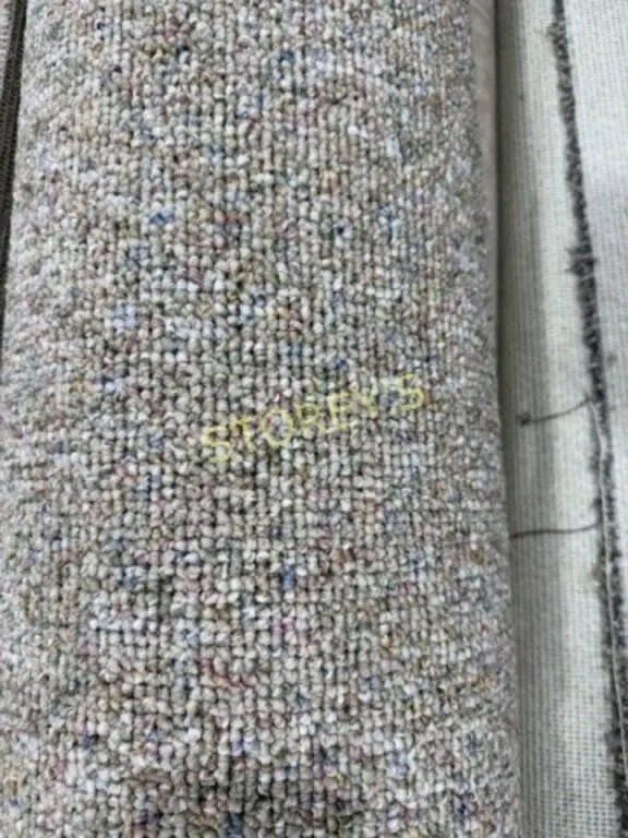 Butter Rum Comm. Berber Carpet ~21' x 12