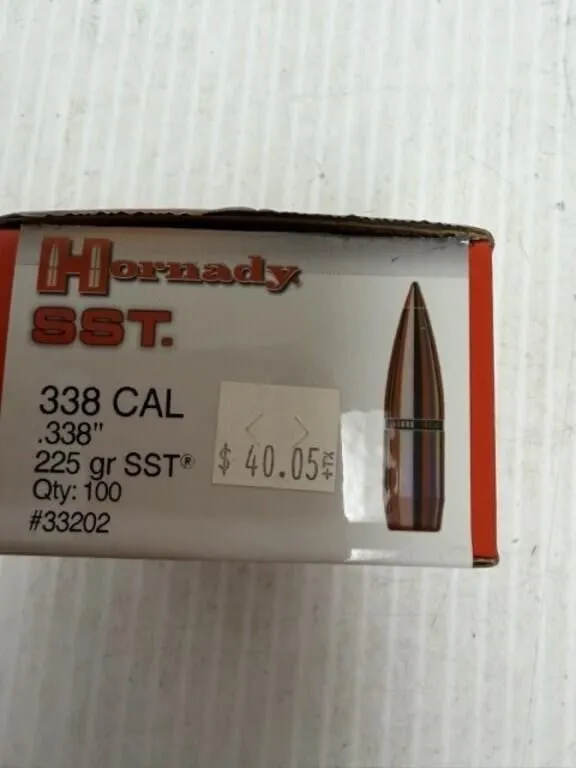 Hornady SST .338 bullets