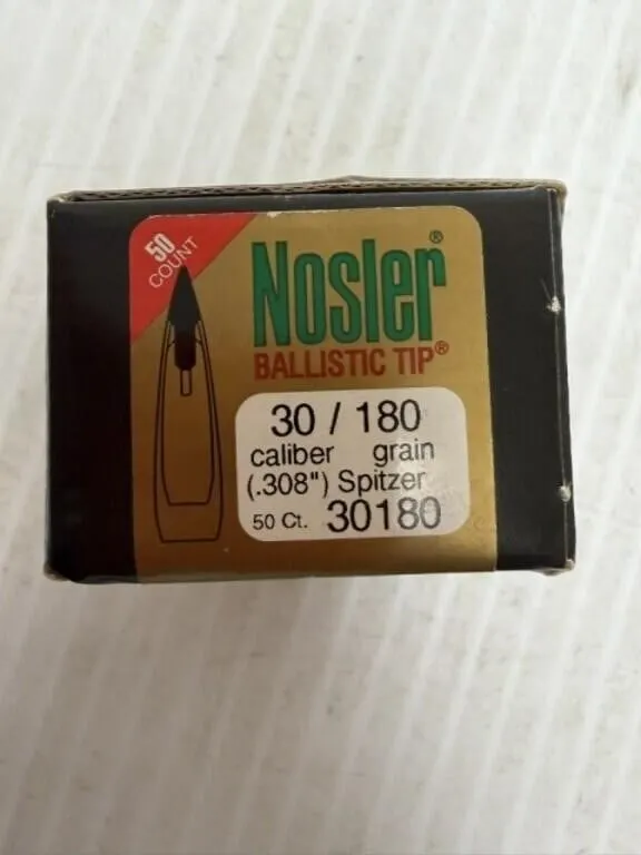 Nosler 30 cal bullets