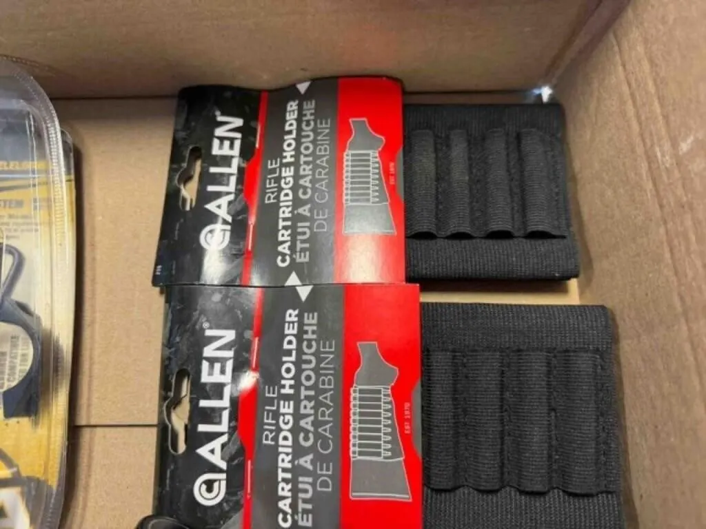 Box of misc. bullet holders, BB's,