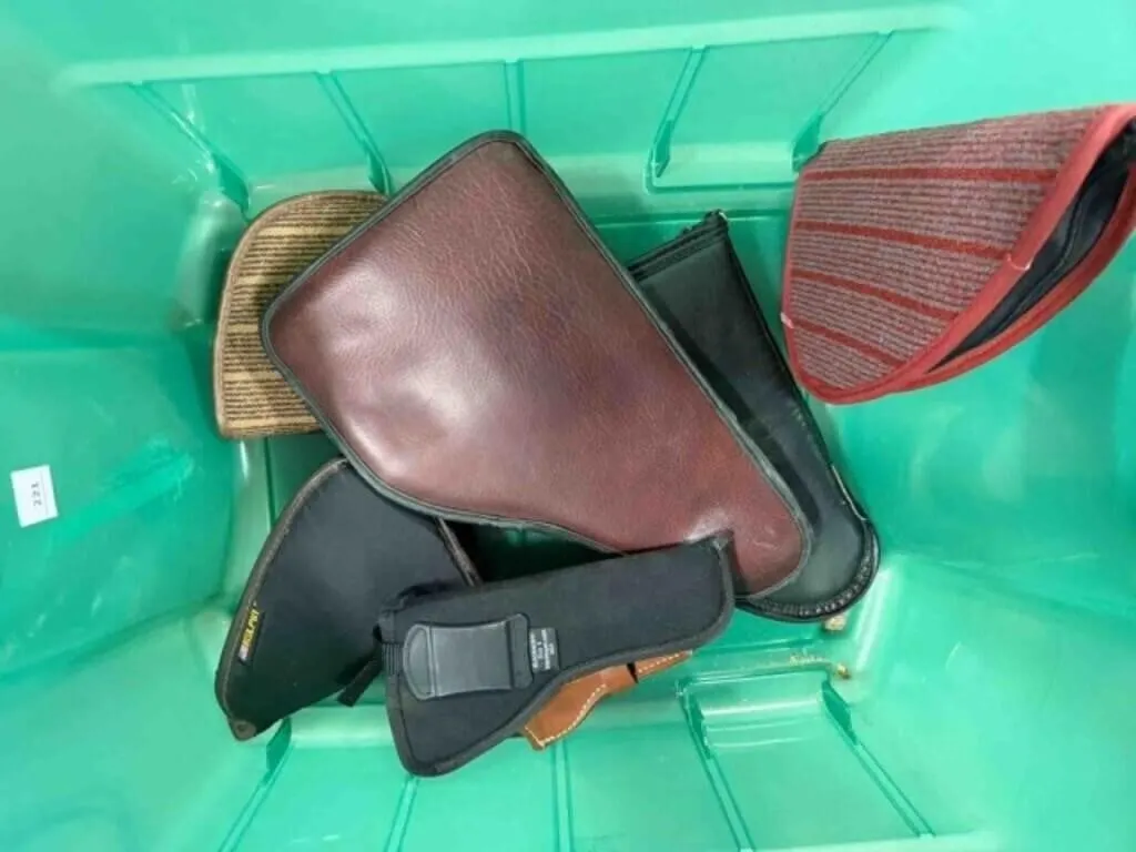 misc. pistol boots & 2-holsters