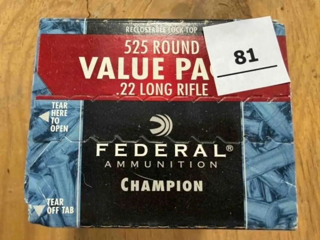 Federal .22LR ammo