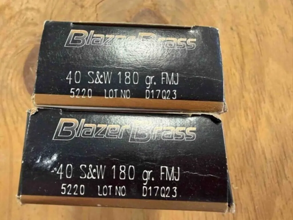 Blazer 40 S&W ammo