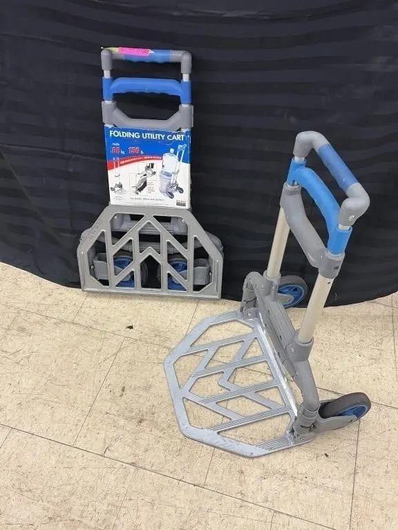 2 Folding Utility Carts
