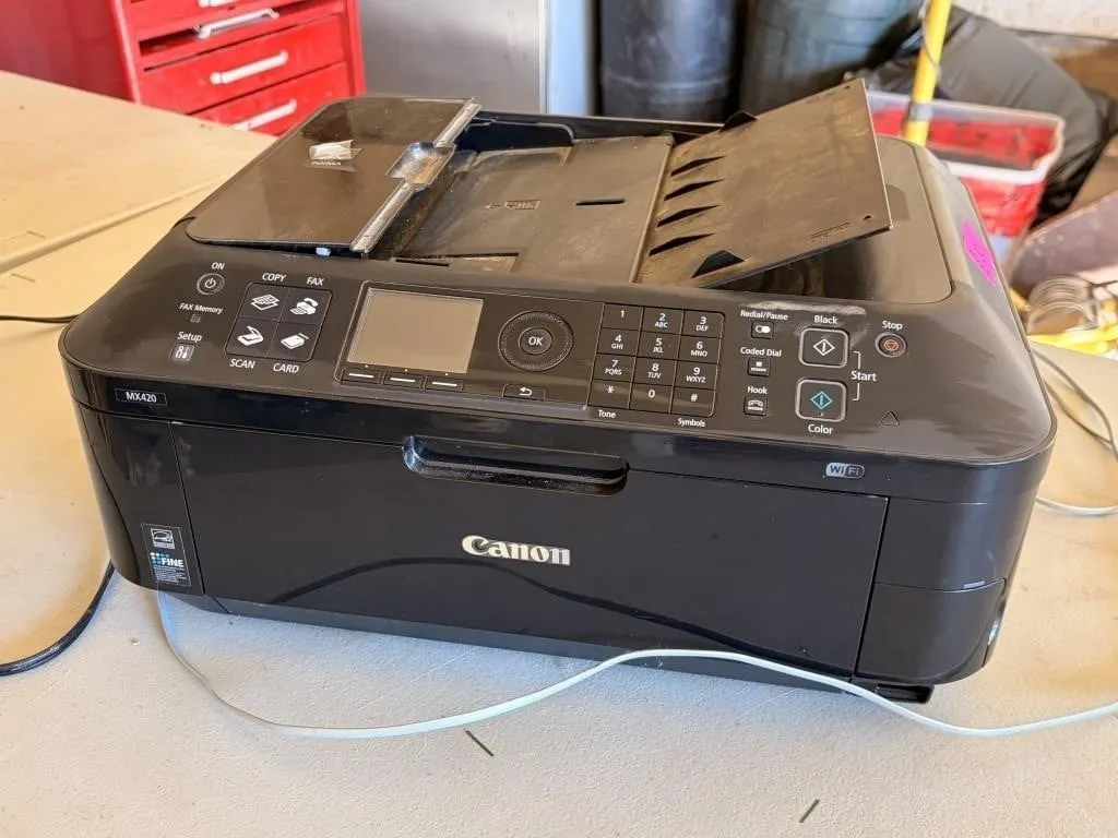 Canon Printer - Turns on
