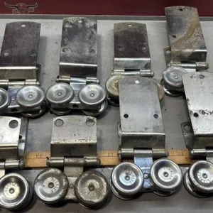 8 Stanley Barn Door Hinges.