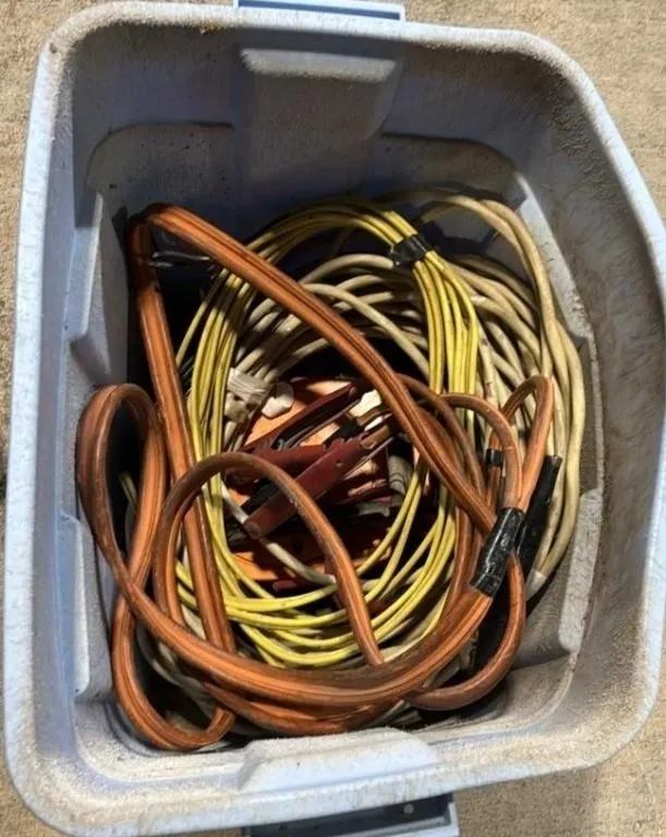 Booster Cables & Misc. Cords.