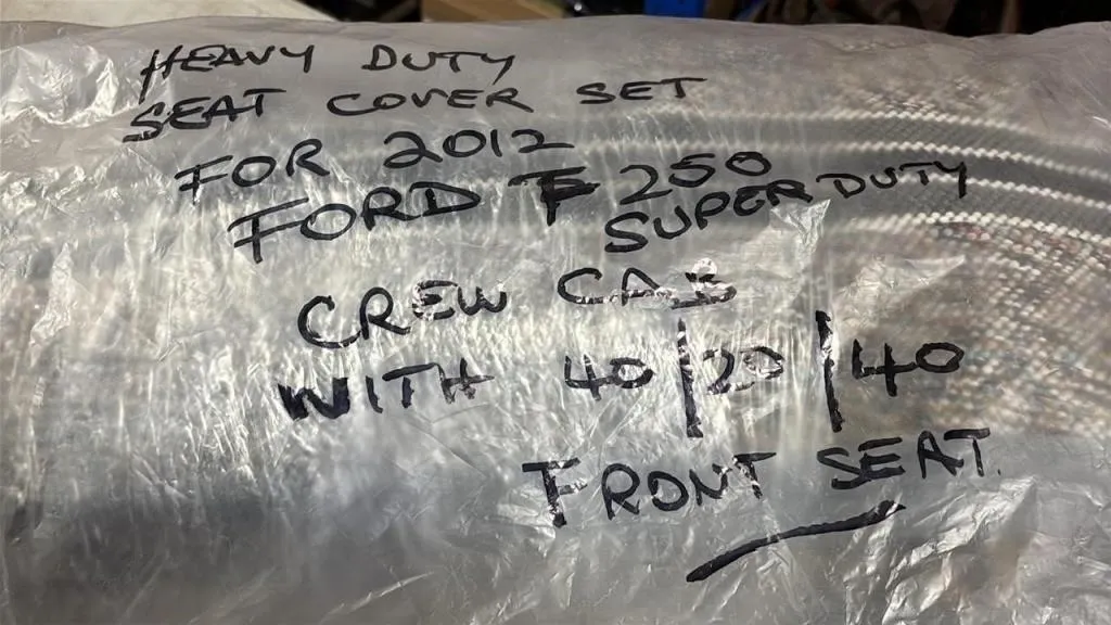 Heavy Duty Seat Cover Set 2012 Ford F-150 Crew