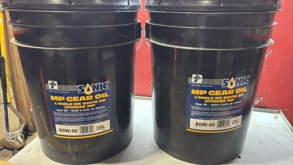 2 Sonic 80W-90 MP Gear Oil. 1 Unopened & 1 Opened