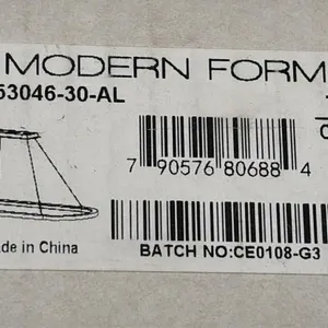 Unused Modern Forms Oval Shaped Light Fixture
