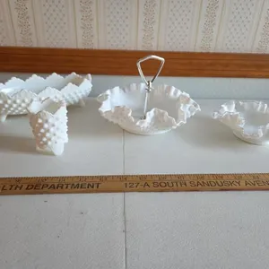 Fenton Milk Glass 4 pcs