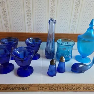 Blue Glass Pieces Sorbets, S&P