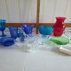 Red, White, Blue, Green Glass (Shirley Temple Crea