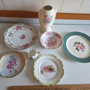 China Plates, Bowl, Vase