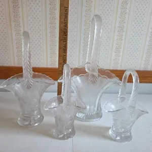 4 Glass Baskets