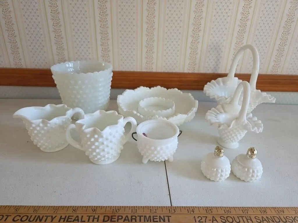 Fenton and Misc Hobnail