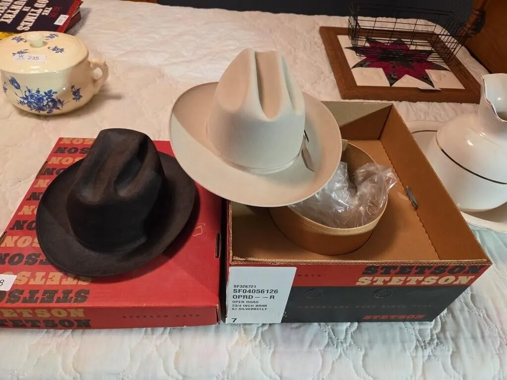 Stetson Hat (Size 7) and Resistal Beaver (Size 7)