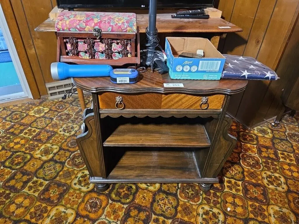 Magazine Stand, American Flag, Box Misc, Sewing Bo