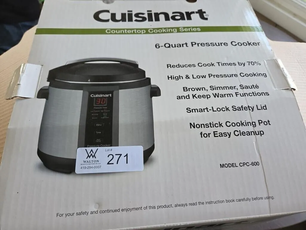 6 Qt Pressure Cooker Cuisinart