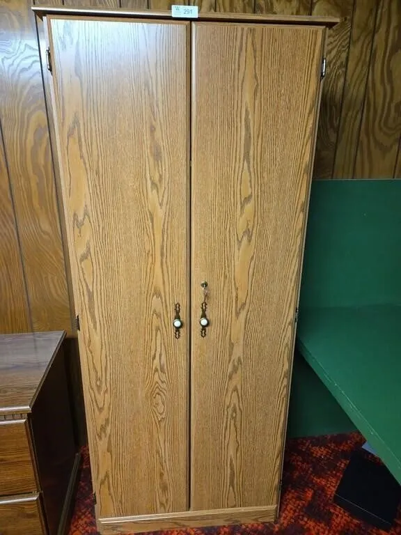 2 Door Storage Unit 30"x16"x72"H