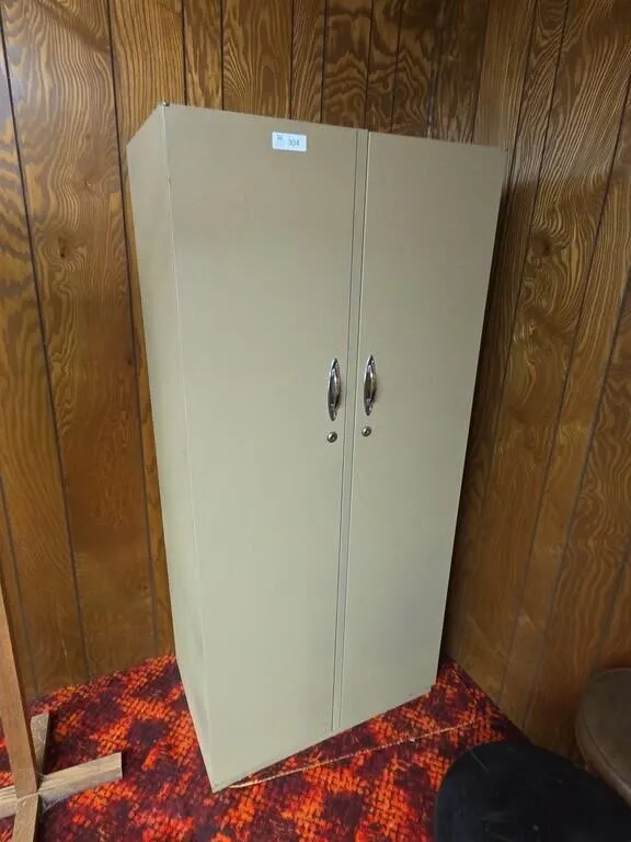 Metal Wardrobe 30"x20"x65"H