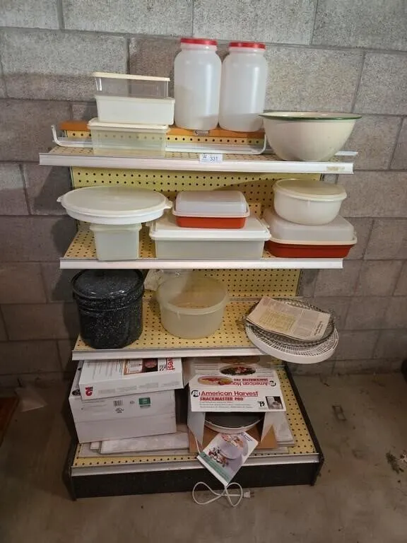 Shelf 36"x14"x50"H Tupperware, Dishes, Food Deh