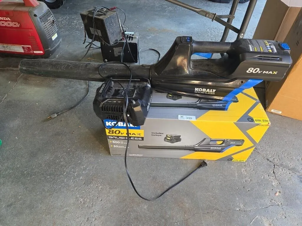 Kobalt 80v Blower w/Battery and Charger