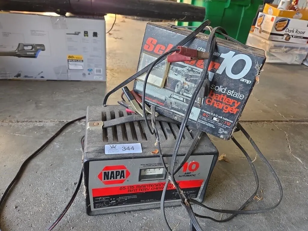 2-10 amp Battery Chargers