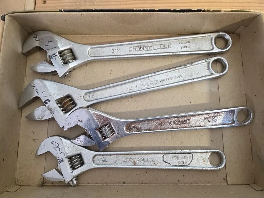 4 Crescent Wrenches