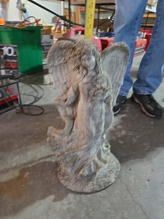 Concrete Angel Statue 17"