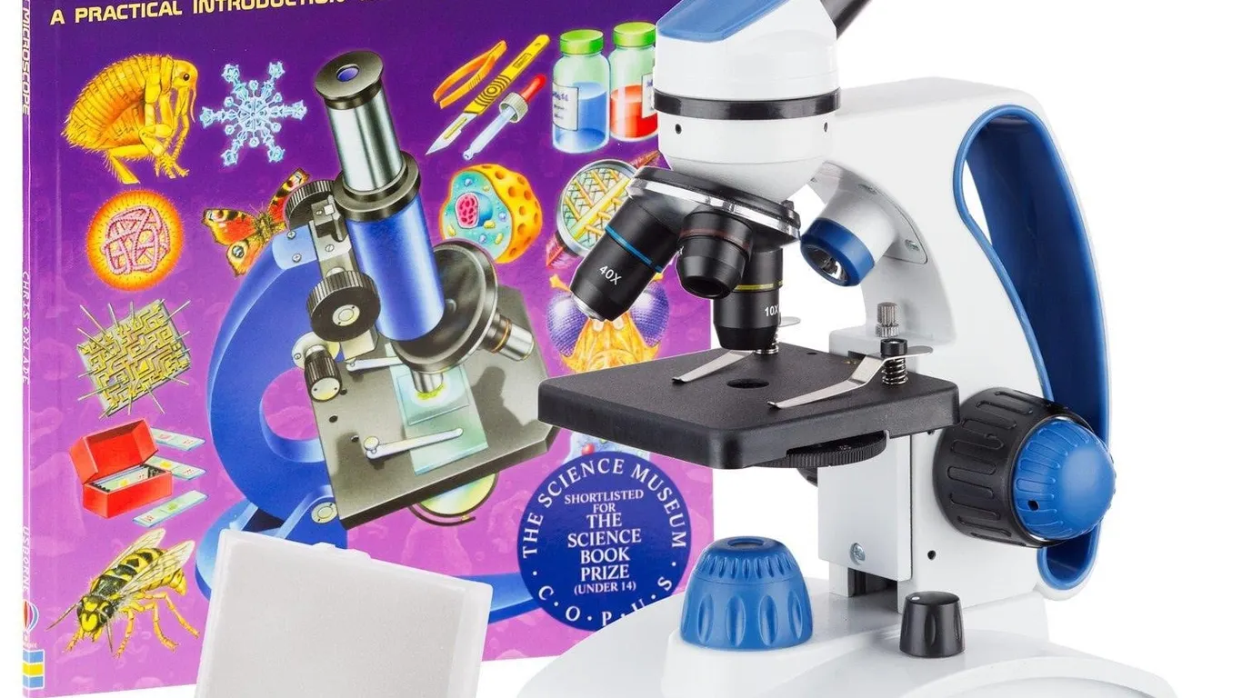 AmScope M162C-2L-PB10-WM Student Microscope Kit