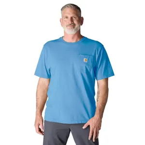 Carhartt K87 Pocket Work T-Shirt Tranquil Blue XL