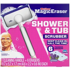 Mr. Clean Shower And Tub Scrubber Kit 6ct