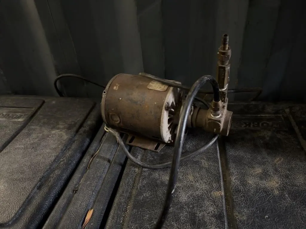 Vintage Electric Motor with Pump Attachment