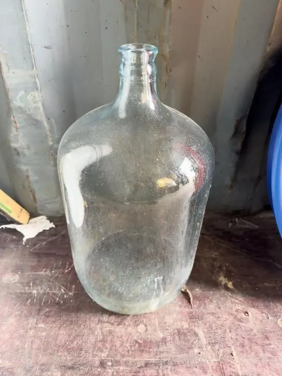Large Clear Glass Demijohn Carboy Jug
