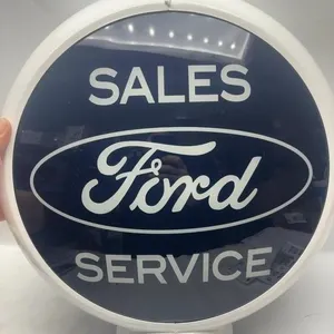 Ford Sales Service Gas Pump Reproduction Globe