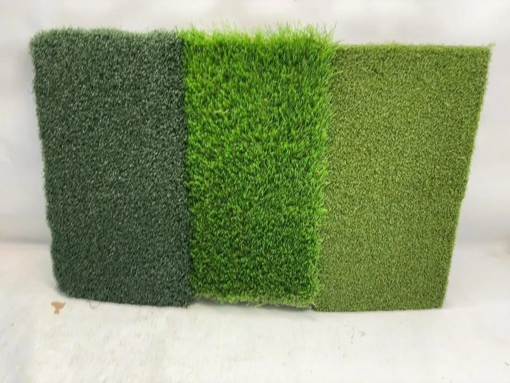 Artificial Turf Grass Samples, 3 Styles