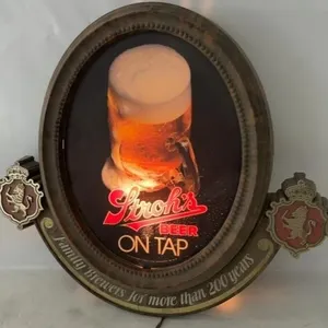 Stroh's Beer On Tap Lighted Sign