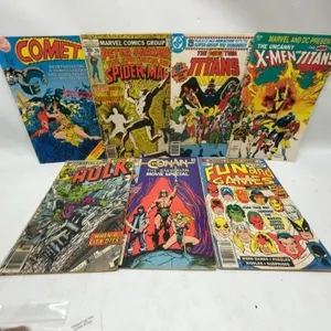 Vintage Comic Book Lot - Marvel, DC, Conan & More