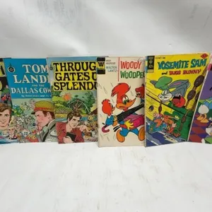 Vintage Comic Book Lot Disney, Woody Woodpecker,