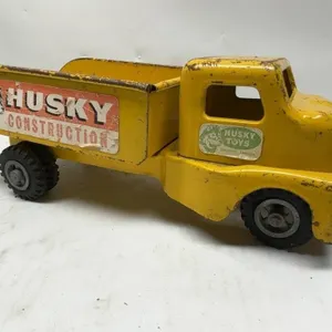 Vintage Husky Toys Construction Dump Truck