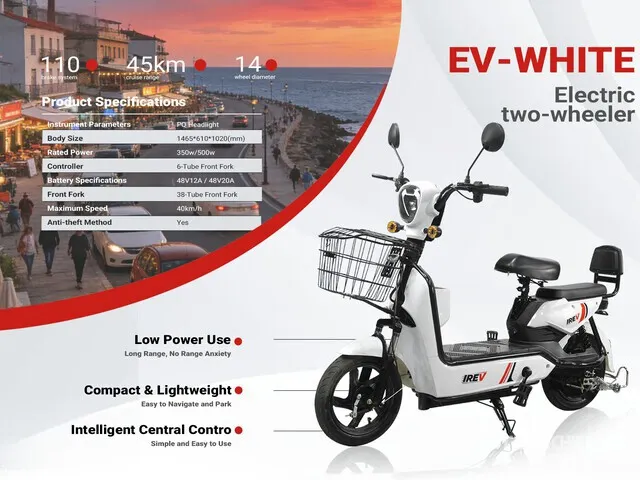 2026 EV-WHITE Electric Scooter (Unused)