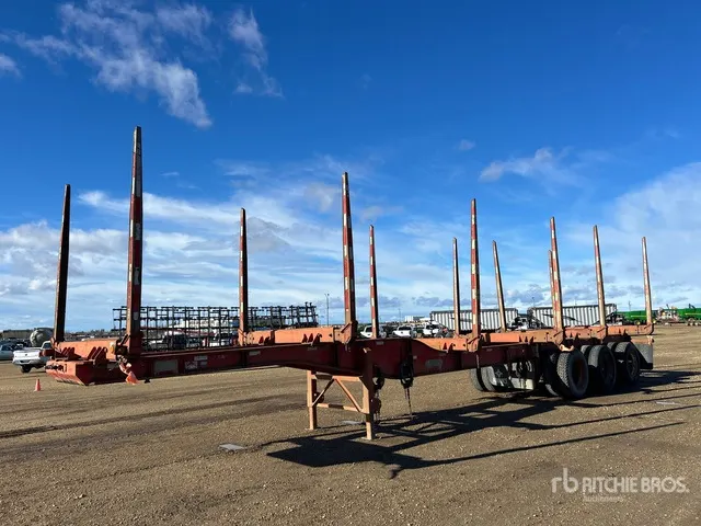 2002 Advance 48 ft Tri/A Hayrack Log Trailer