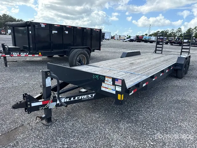 2025 HILLCREST 14242SE 30 ft T/A Equipment Trailer