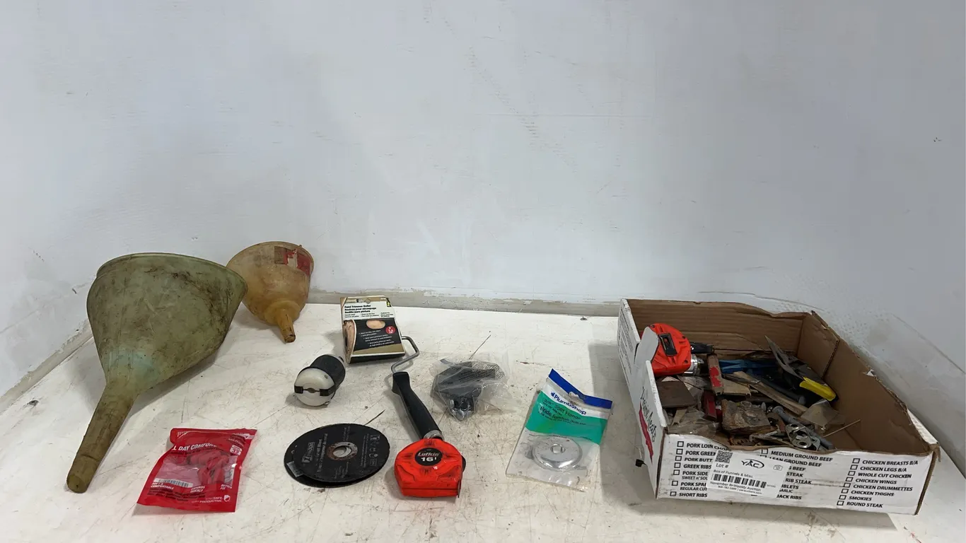 Box Of Funnels & Misc.