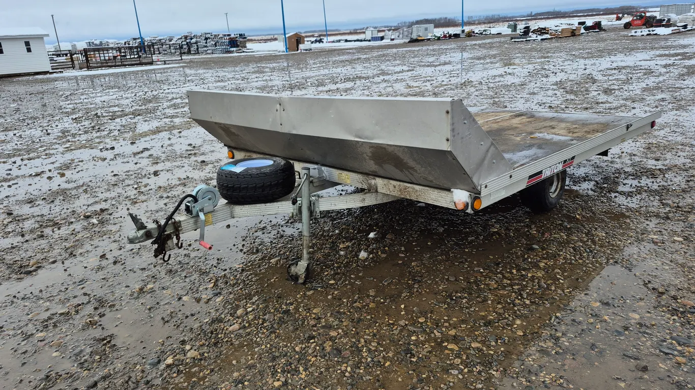 1999 TRITON DOUBLE WIDE TILT UTILITY TRAILER
