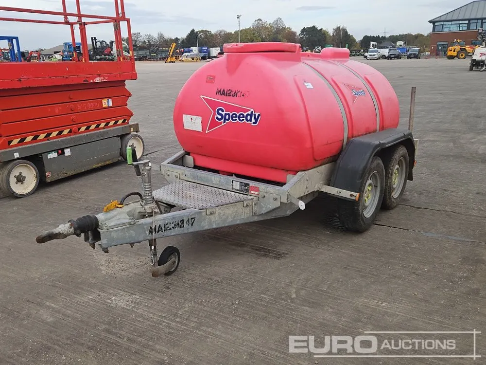 Western Twin Axle Plastic Water Bowser