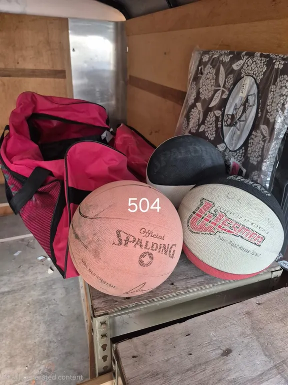 Soccer ball and more with carrying case bag.